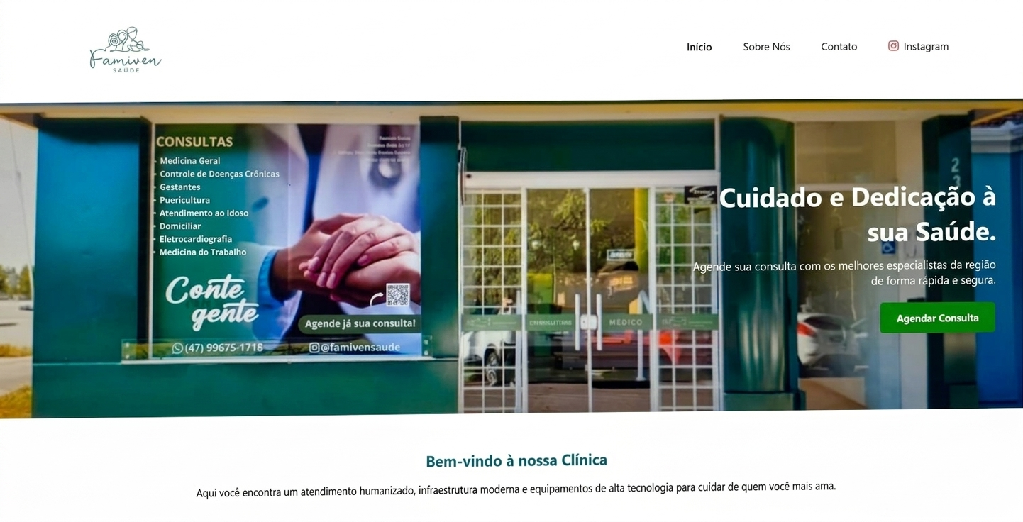Preview do Site Institucional